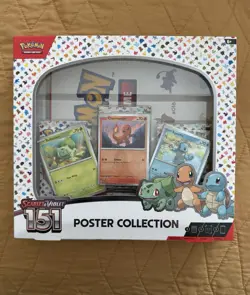 Nintendo Pokemon TCG Scarlet & Violet - 151 Poster Collection Box - 3 Packs 820650853166 - Image 1