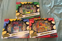 Pokemon Mega Evolution Ascended Heroes EX Box Bundle Meganium Emboar Feraligatr - Image 1