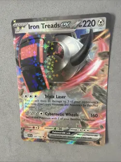 Pokemon TCG * Scarlet & Violet 143/198 Iron Treads EX DOUBLE RARE * FRESH PK - Image 3