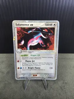 Salamence EX 103/107 EX Deoxys 2005 Pokemon TCG Ultra Rare English MP/HP *Read* - Image 1