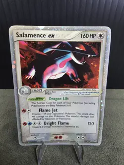 Salamence EX 103/107 EX Deoxys 2005 Pokemon TCG Ultra Rare English MP/HP *Read* - Image 2
