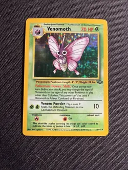 Venomoth 13/64 Holo Rare Jungle 1999 Pokemon MP - Image 1