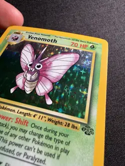 Venomoth 13/64 Holo Rare Jungle 1999 Pokemon MP - Image 2