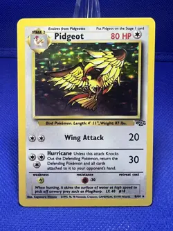 Pokemon Jungle Pidgeot Unlimited Holo Rare #8/64 MP - Image 1