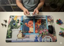 Pokemon TCG Charmander 44 Promo "Window Charmander" Playmat/Deskmat - Image 2