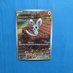 Minccino 152/086 SV Black Bolt Illustration Full Art Pokemon 🔥🔥🔥 - Image 2