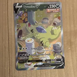 Tyranitar V Alternate Full Art Single Strike Holo 155/163 Battle Styles EN - Image 4