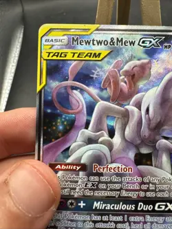 Mewtwo & Mew GX SM191 Black Star Promo Sun & Moon Tag Team Pokemon TCG 🔮 - Image 4