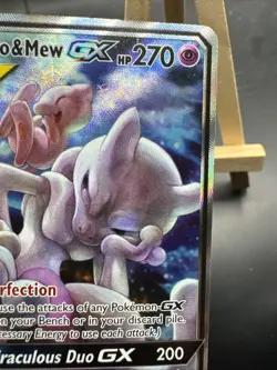 Mewtwo & Mew GX SM191 Black Star Promo Sun & Moon Tag Team Pokemon TCG 🔮 - Image 5