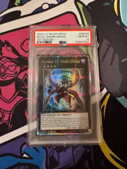 YuGiOh! Number 32: Shark Drake MP24-EN033 25th Anni. Tin: Dueling Mirrors PSA 10 - Image 1