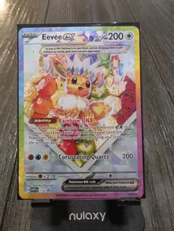 Pokemon TCG Eevee EX 174 Prismatic Evolutions SPC Promo Card (NM Condition) - Image 1