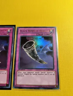Black Horn of Heaven - LCJW-EN297 - Ultra Rare - 1st Edition NM YuGiOh! Legenda - Image 3