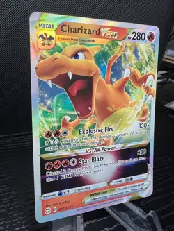 Pokemon TCG Charizard VSTAR Sword & Shield: Brilliant Stars 018/172 Holo... - Image 3