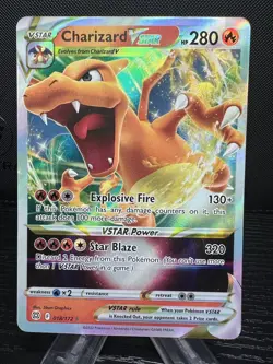 Pokemon TCG Charizard VSTAR Sword & Shield: Brilliant Stars 018/172 Holo... - Image 4