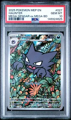 Sequential LOT (3) - 2025 POKEMON MEGA GENGAR EX MEGA BATTLE DECK HAUNTER PSA 10 - Image 2