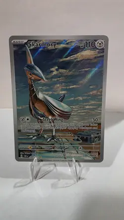 The Pokemon Company Skarmory 209/191 SV08 Illustration Rare Holo 110 HP - Image 1
