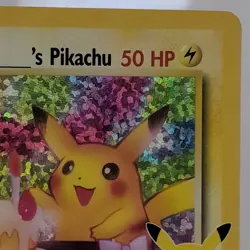 Birthday Pikachu Holo 24 Celebrations Classic Collection Pokemon 2021 NM - Image 4