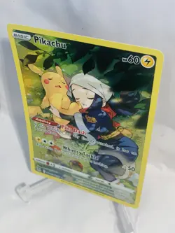 Pokemon Pikachu TG05/TG30 Lost Origin Trainer Gallery Full Art Holo NM - Image 4