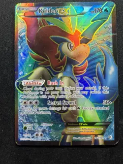 Keldeo EX 142/149 Full Art Boundaries Crossed (Damaged) - Image 1