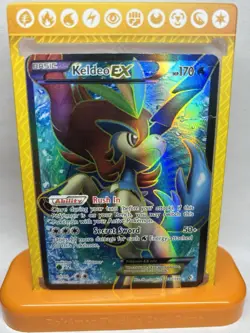 Keldeo EX 142/149 Full Art Boundaries Crossed (Damaged) - Image 2