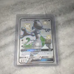 Pokemon Mewtwo GX SV59/SV94 Hidden Fates Shiny Vault Full Art Holo 190 HP - Image 1