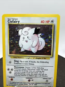 Vintage Pokemon Wotc Base Set: Clefairy 5/102 Holo - Image 2