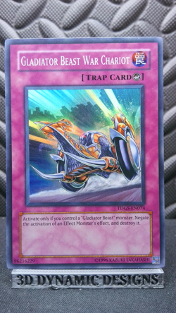 | Yugioh Gladiator Beast War Chariot TDGS-EN074 Super Rare Duelist Genesis NM | - Image 1