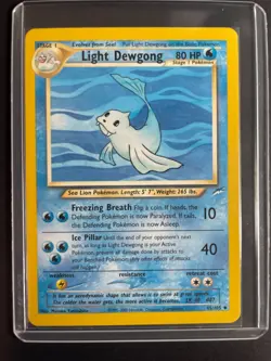 Pokemon '087 Dewgong 45/105 Light Neo Uncommon Vintage GAMEFREAK 2000 NM - Image 3