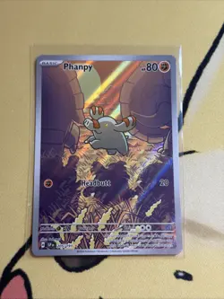 2024 Pokemon Surging Sparks Phanpy 205/191 Illustration Rare - Image 1