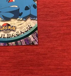 1999 Topps Pokemon Bulbasaur #01! NM! Never Played!! Blue logo - Image 4
