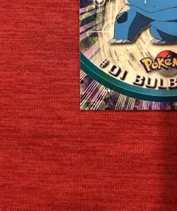 1999 Topps Pokemon Bulbasaur #01! NM! Never Played!! Blue logo - Image 5