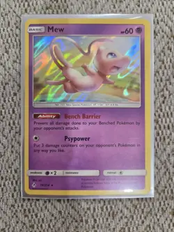 Mew 76/214 Holo Rare Unbroken Bonds Pokemon NM - Image 1