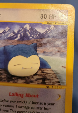 Snorlax 100/144 Skyridge e-Reader Pokemon English MP - Image 3