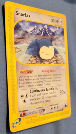 Snorlax 100/144 Skyridge e-Reader Pokemon English MP - Image 4