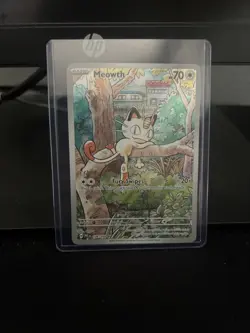 Pokemon Meowth 106/094 – Phantasmal Flames – English IR (Illustration Rare) NM - Image 1