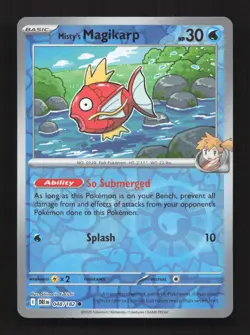 Misty's Magikarp 048/182 Common Destined Rivals Pokemon Reverse Holo Near Mint - Image 1
