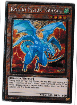 Koa'Ki Meiru Drago : 1st Edition Platinum Secret Rare RA03-EN218 YuGiOh - Image 1