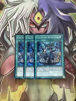 SDRE-EN023 x3 Call of the Atlanteans Super Rare Excellent Condition Yugioh - Image 1