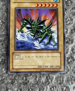 YuGiOh Amphibian Beast Card | LON-E008 | Heavy Play | Konami | Free Shipping! - Image 3