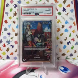 PSA 10 Shanks OP09-001 PSA Promo One Piece Card Game 2025 - Image 1