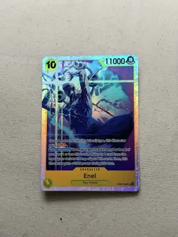 One Piece TCG English Enel SR Foil Card EB02-052 English/Near Mint NM - Image 4