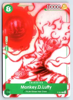 Monkey.D.Luffy P-061 One Piece Starter Deck 16: GREEN Uta Promo NM - Image 1