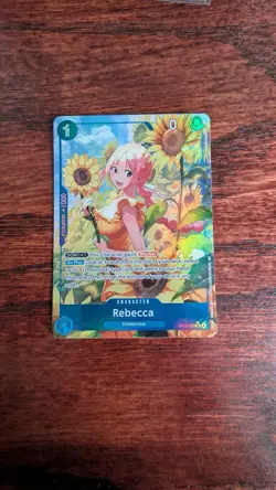Rebecca (Alt Art) OP15-053 SR Adventure on KAMI's Island ONE PIECE ENGLISH - Image 1
