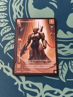 Final Protocol Armor Paper Mythic Wonders Of The First Call Of The Stones - Image 1