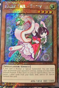 Fairy Tail - Snow - RA04-EN269 - Platinum Secret Rare 1st Ed. YuGiOh TCG Card - Image 1