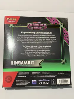 Pokemon TCG: Scarlet & Violet - Shrouded Fable Kingambit Illustration Collection - Image 2