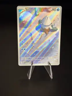 Snover 140/132 Illustration Rare Mega Evolution Pokemon Near Mint - Image 1