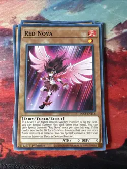1x Yu-Gi-Oh! Red Nova DLCS-EN113 1st Edition Near Mint Condition soon meta deck - Image 1