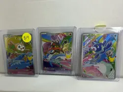 Pokemon TCG Rowlet Litten Popplio Holo Promo Cards Lot English - Image 1