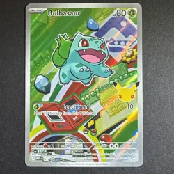 Pokemon First Partner Illustration Collection Bulbasaur 037 NM READ DESCRIPTION - Image 1